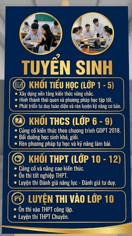 Tuyển sinh bồi dưỡng văn hóa và tiếng Anh Kim Bảng